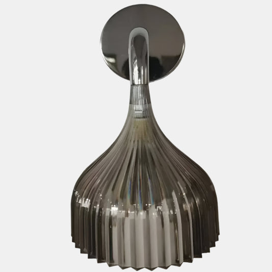 Elegant Nordic Akryl Væglampe til Moderne Hjem Væglamper Tech Butik Grå Kølig hvid