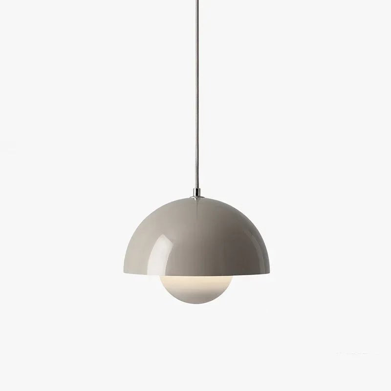 Elegant Nordisk LED Loftlampe til Moderne Indretning Pendellampe Tech Butik Grå-dia 23cm