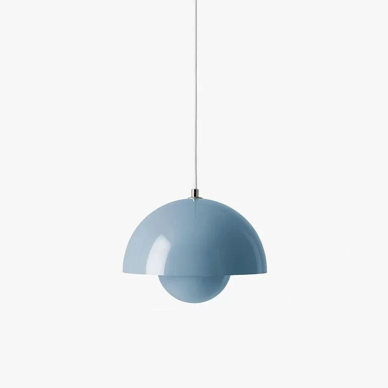 Elegant Nordisk LED Loftlampe til Moderne Indretning Pendellampe Tech Butik Blå-dia 23cm