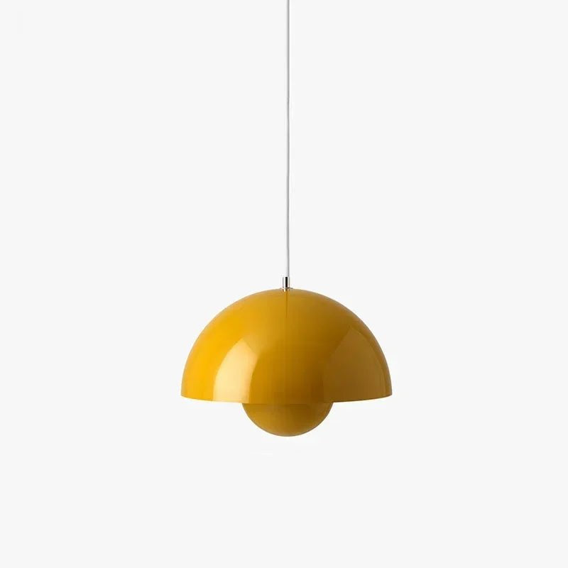 Elegant Nordisk LED Loftlampe til Moderne Indretning Pendellampe Tech Butik Gul-dia 23cm