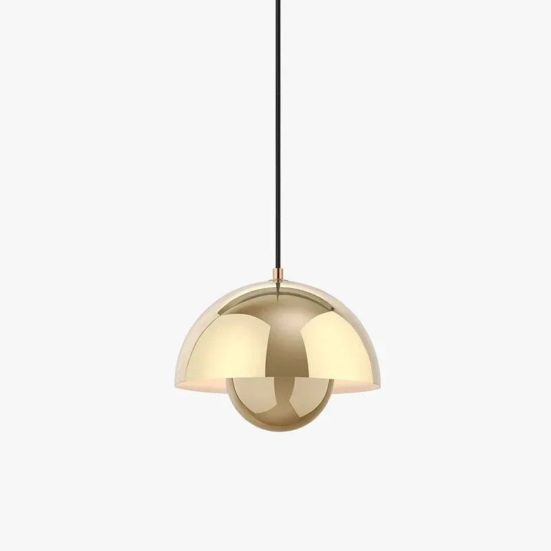 Elegant Nordisk LED Loftlampe til Moderne Indretning Pendellampe Tech Butik Guld-dia 23cm