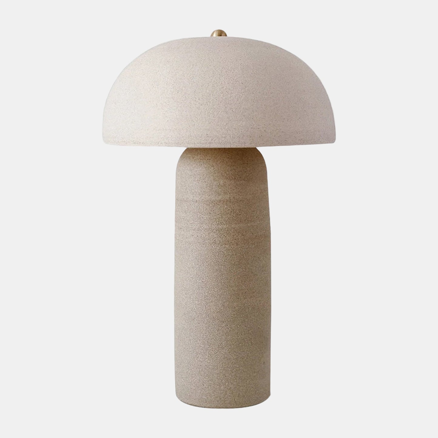 Elegant Svampelampe til Stemningsfuld Belysning i Hjemmet Bordlampe Tech Butik Dia 22cm x H 33cm Beige
