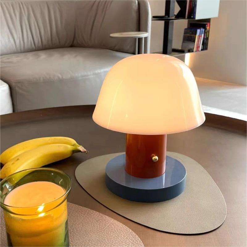 Elegant svampebordlampe til stemningsfuld belysning Bordlamper Tech Butik