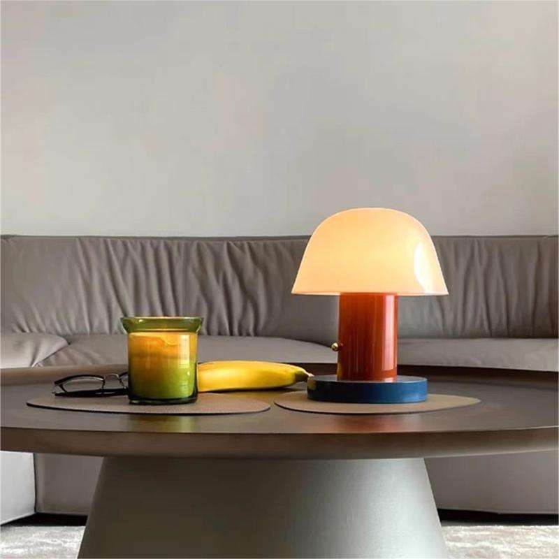 Elegant svampebordlampe til stemningsfuld belysning Bordlamper Tech Butik