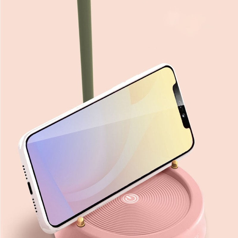 Minimalistisk Blomsterdesign Bordlampe – Legesyg Blomsterformet LED-lampe til Sengebord & Skrivebord Belysning Tech Butik