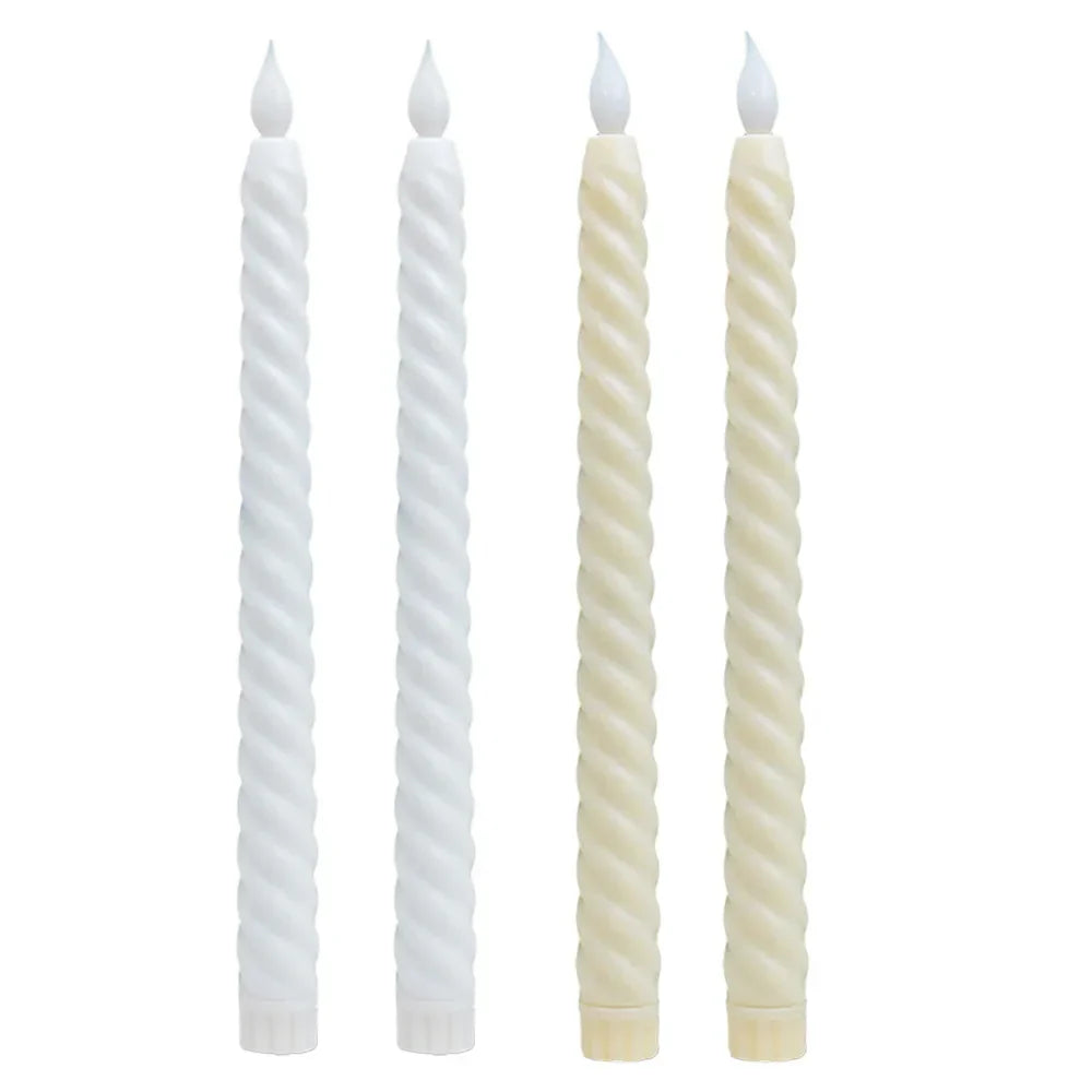 Festlige 3D LED-Kerzen - Realistisk Voks Design til Julestemning 3D LED-stearinlys Tech Butik