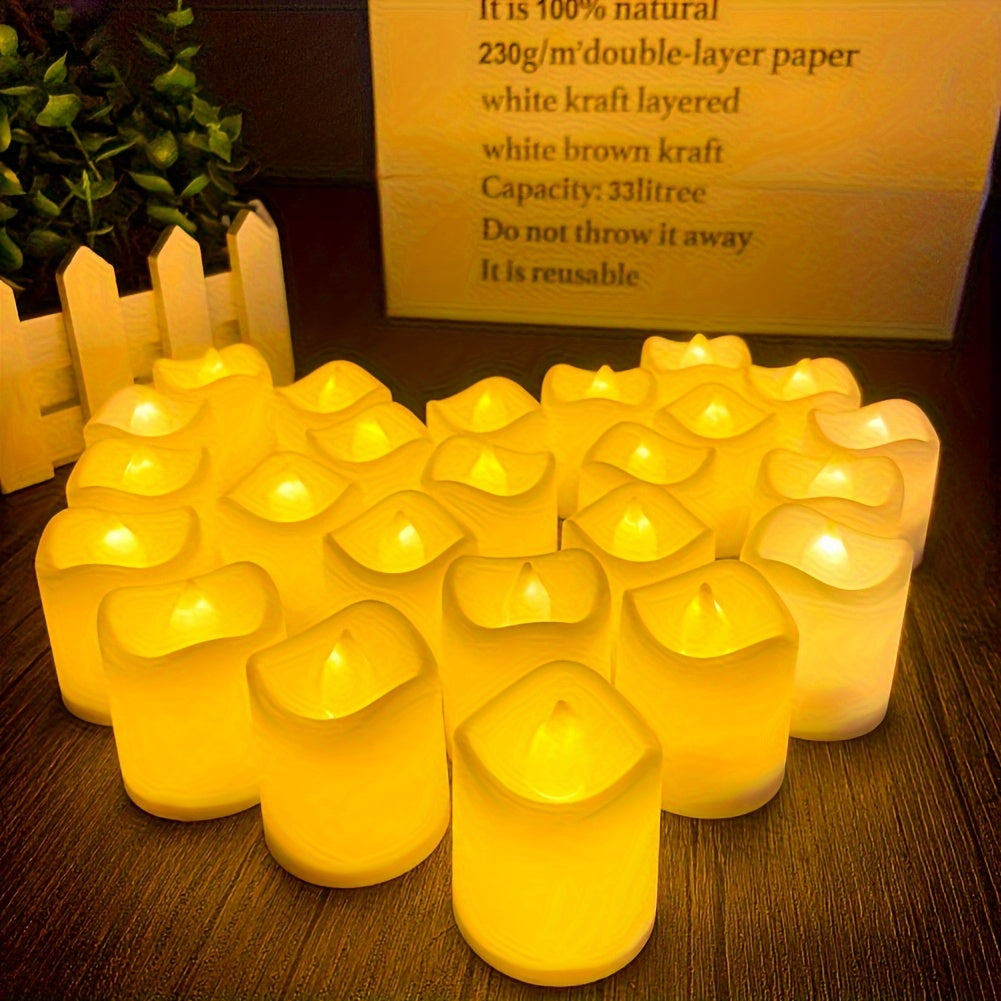 Flammefri LED Te-lys – Multipakke til Hjemmeindretning & Begivenheder Flameless lys Tech Butik Default