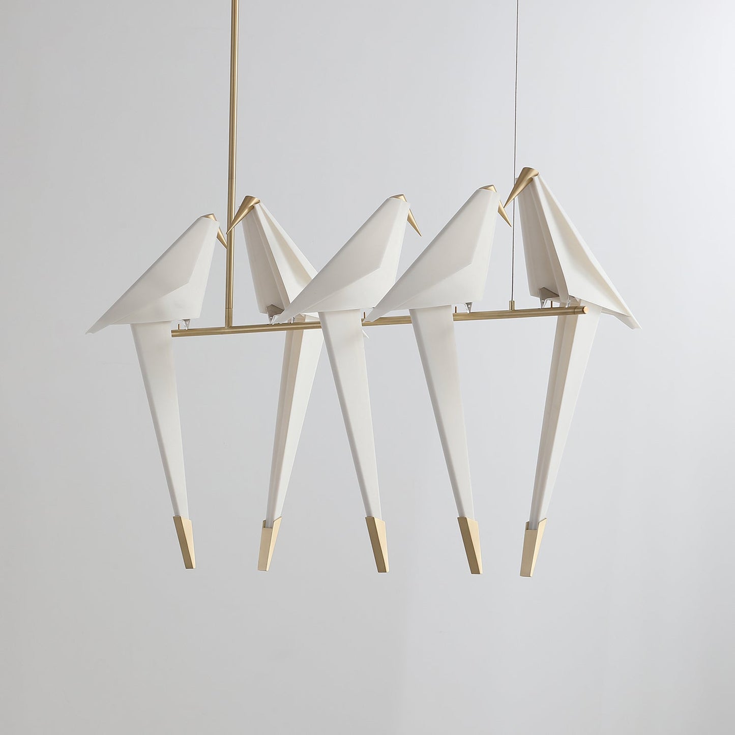 Fugleinspireret Skulpturel Loftlampe med Glød og Bevægelse Hængelampe Tech Butik