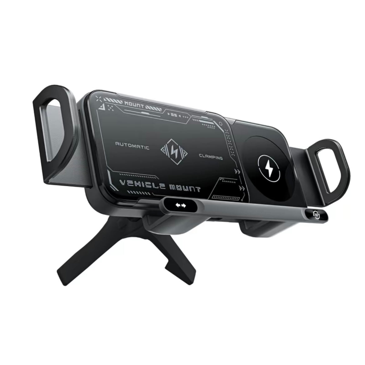 Telefonholder til Bil – Foldbar Holder med Trådløs Hurtigopladning Tech Butik