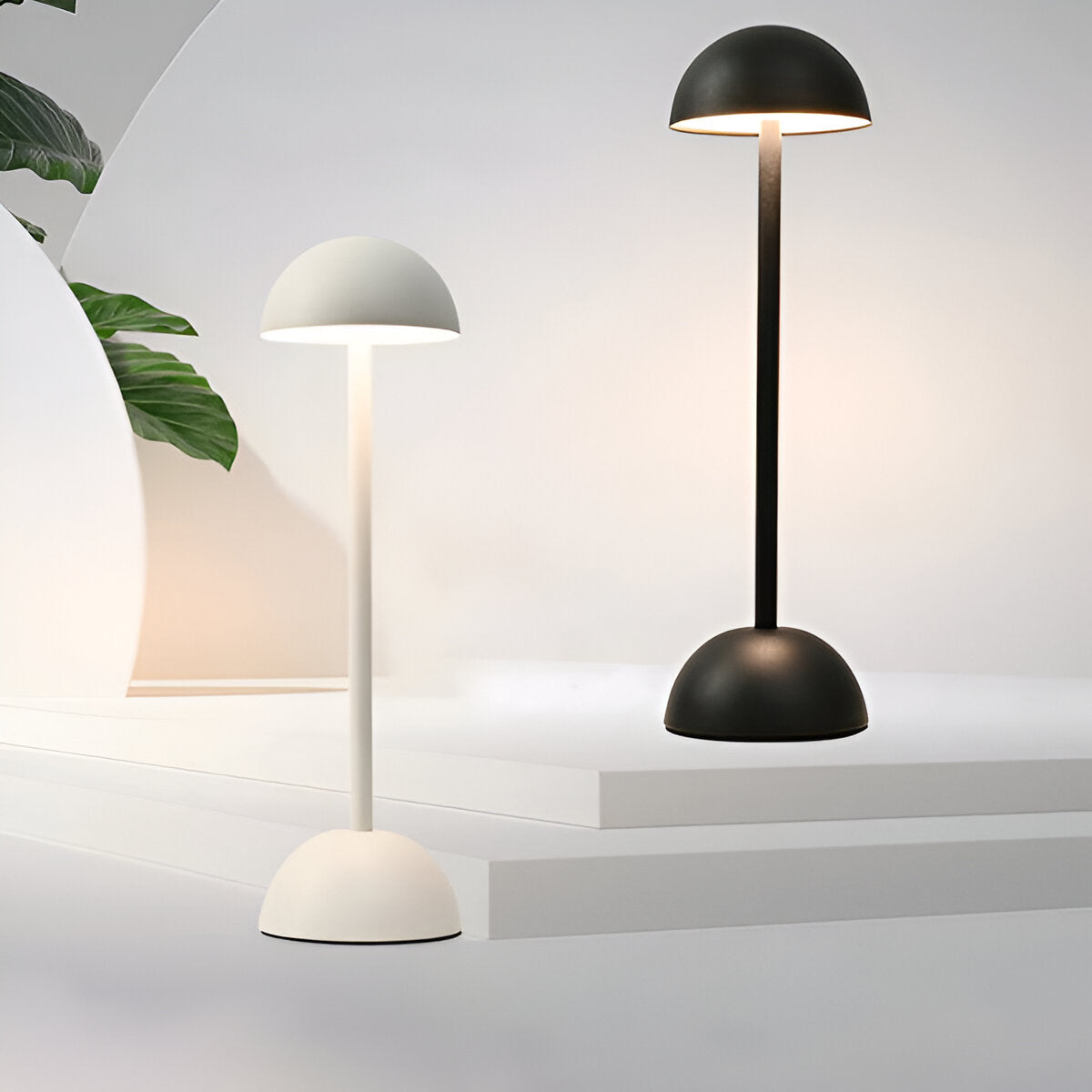 Genopladelig LED-svampe-bordlampe til moderne natlys Bordlamper Tech Butik