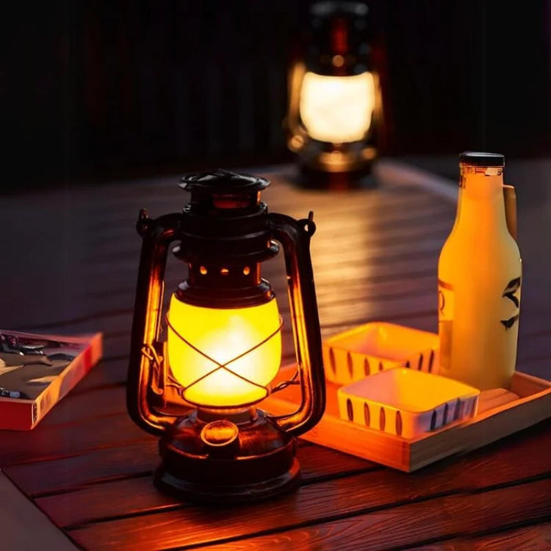Genopladelig LED Campinglygte med Justerbar Lysstyrke Bordlamper Tech Butik