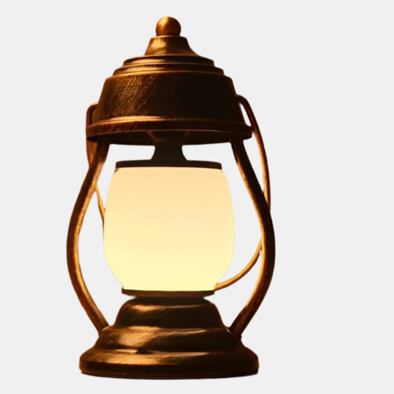 Genopladelig LED Campinglygte med Justerbar Lysstyrke Bordlamper Tech Butik B Kold hvid