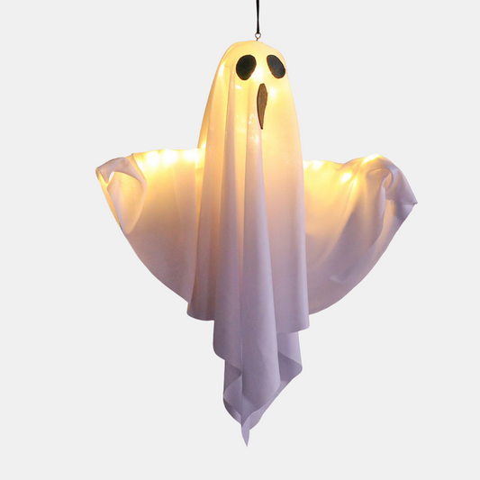 Glødende Svævende Spøgelser – Uhyggelige Halloween-lys til Enhver Plads Halloween Dekorationer Tech Butik Hvid