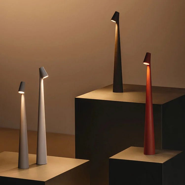 Gulvlampe minimalistisk ledningsfrit design og fleksibel belysning Bordlamper Tech Butik