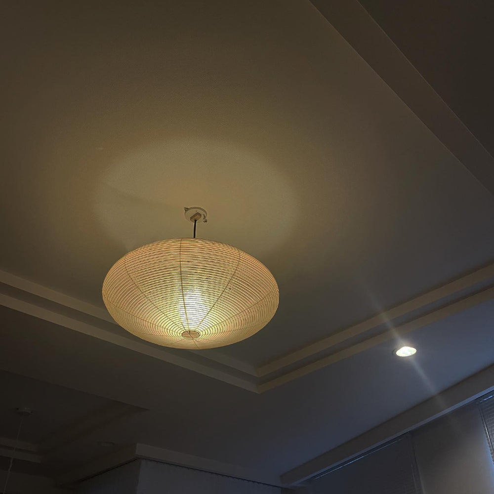 Udskåret rispapirvedhæng for en beroligende glød Hængende lampe Tech Butik