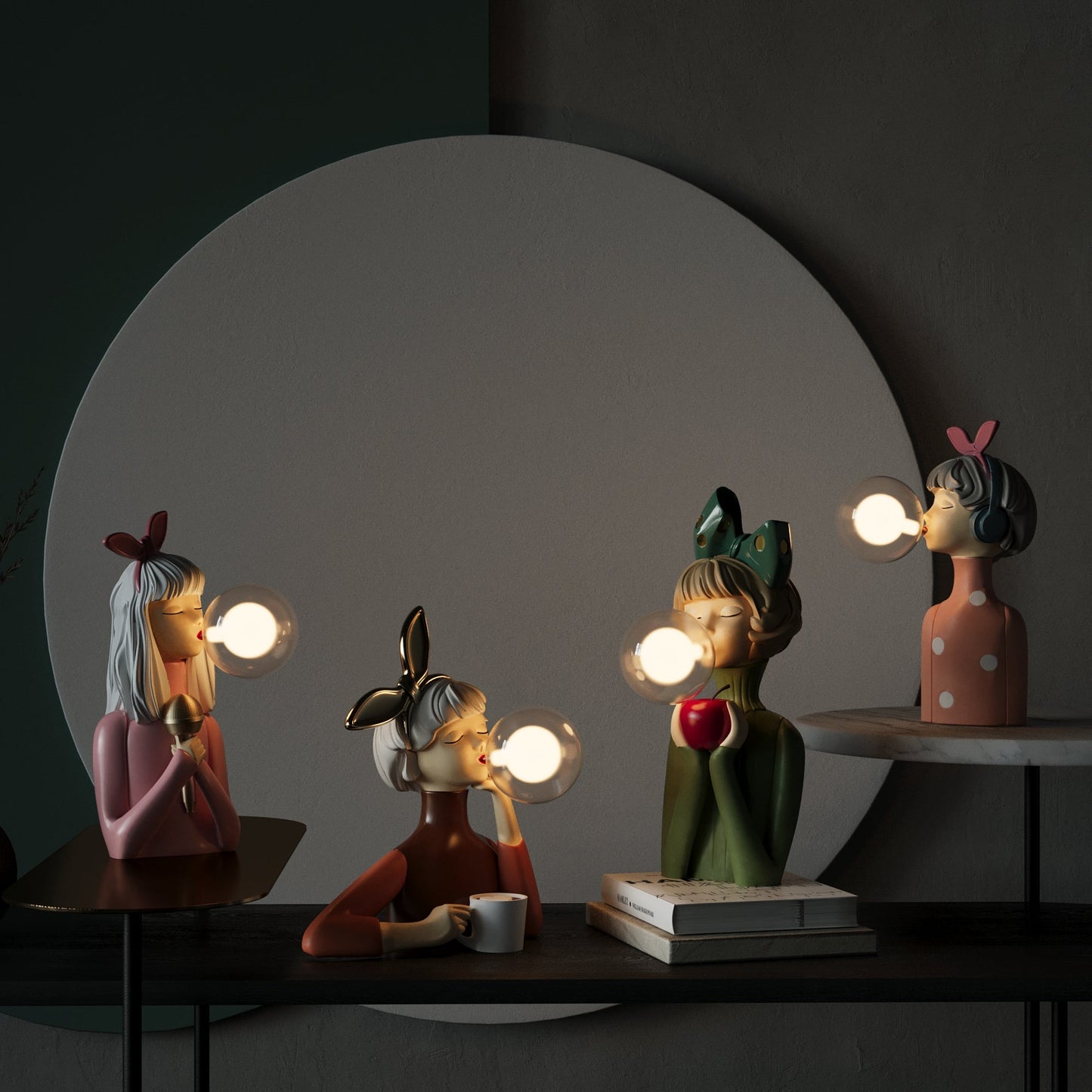 Håndværkersøstre Bordlampe – Håndlavet Elegance til Enhver Indretning table lamp Tech Butik
