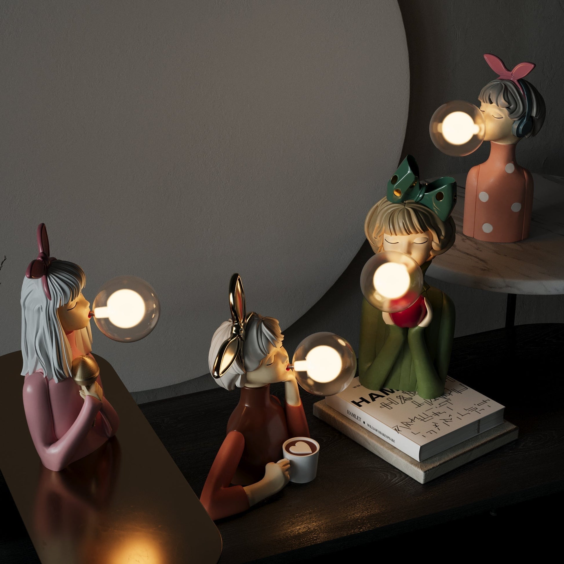 Håndværkersøstre Bordlampe – Håndlavet Elegance til Enhver Indretning table lamp Tech Butik