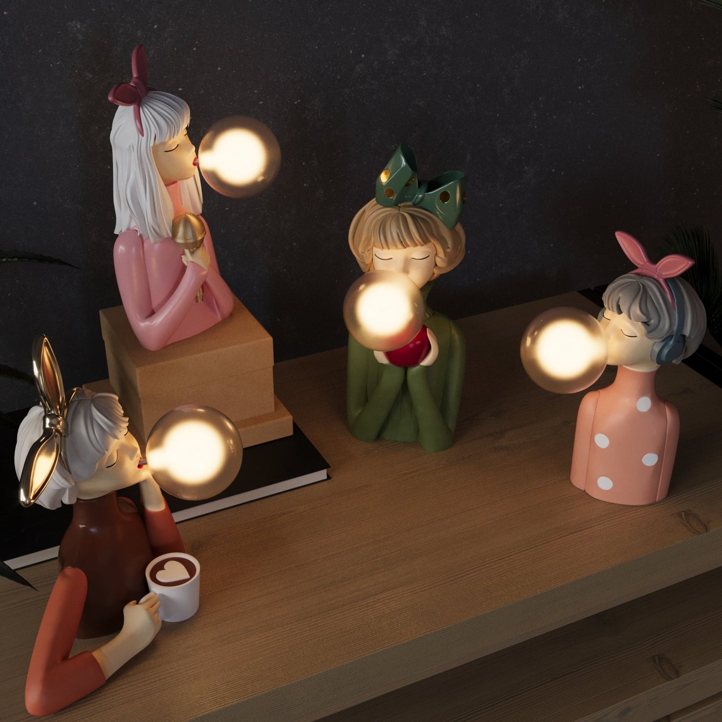 Håndværkersøstre Bordlampe – Håndlavet Elegance til Enhver Indretning table lamp Tech Butik