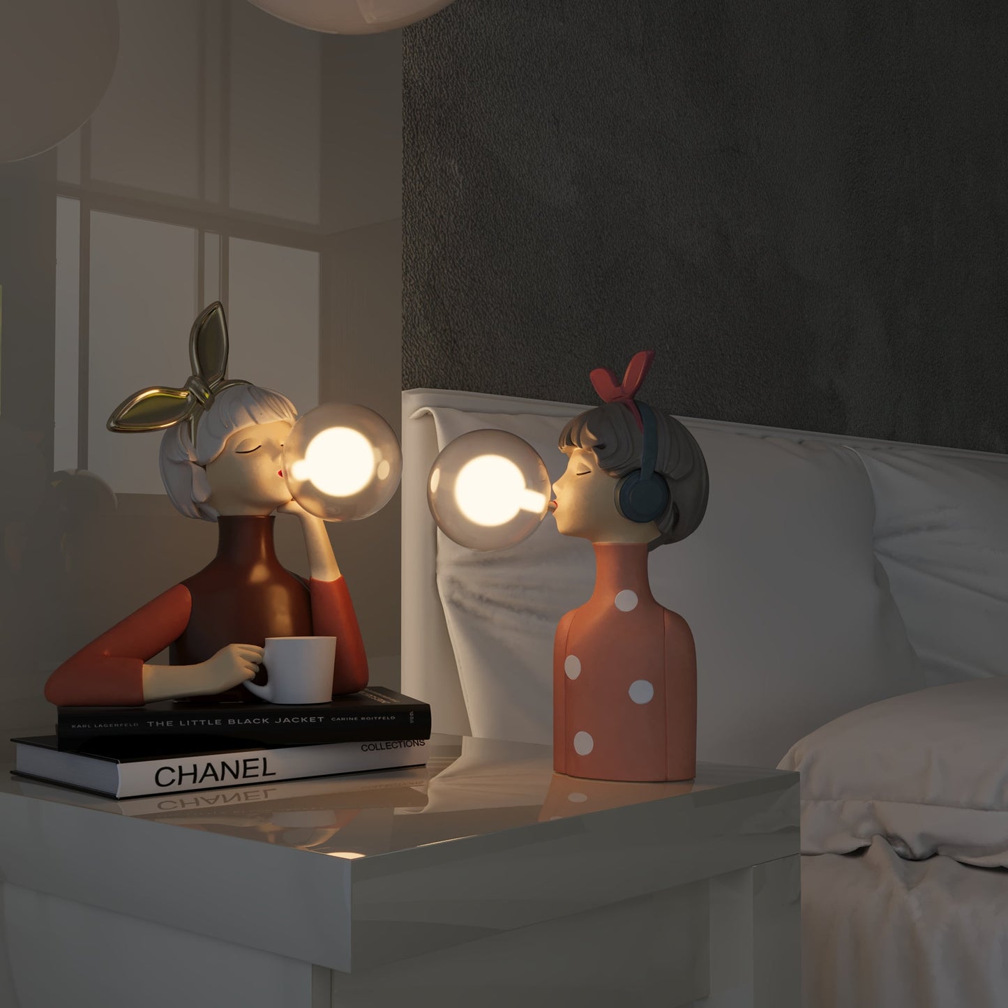 Håndværkersøstre Bordlampe – Håndlavet Elegance til Enhver Indretning table lamp Tech Butik