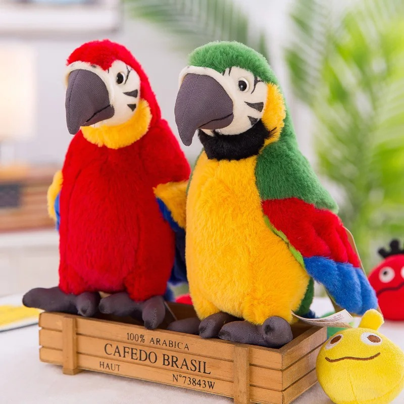 Interaktiv Talende Papegøje Bamse til Børn Toy Tech Butik