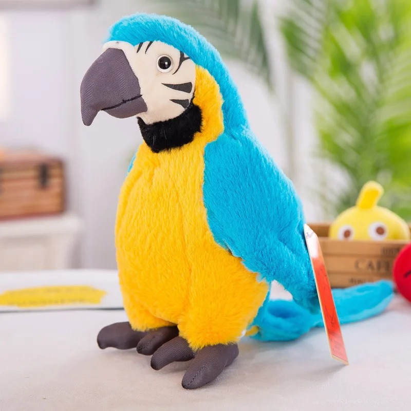 Interaktiv Talende Papegøje Bamse til Børn Toy Tech Butik