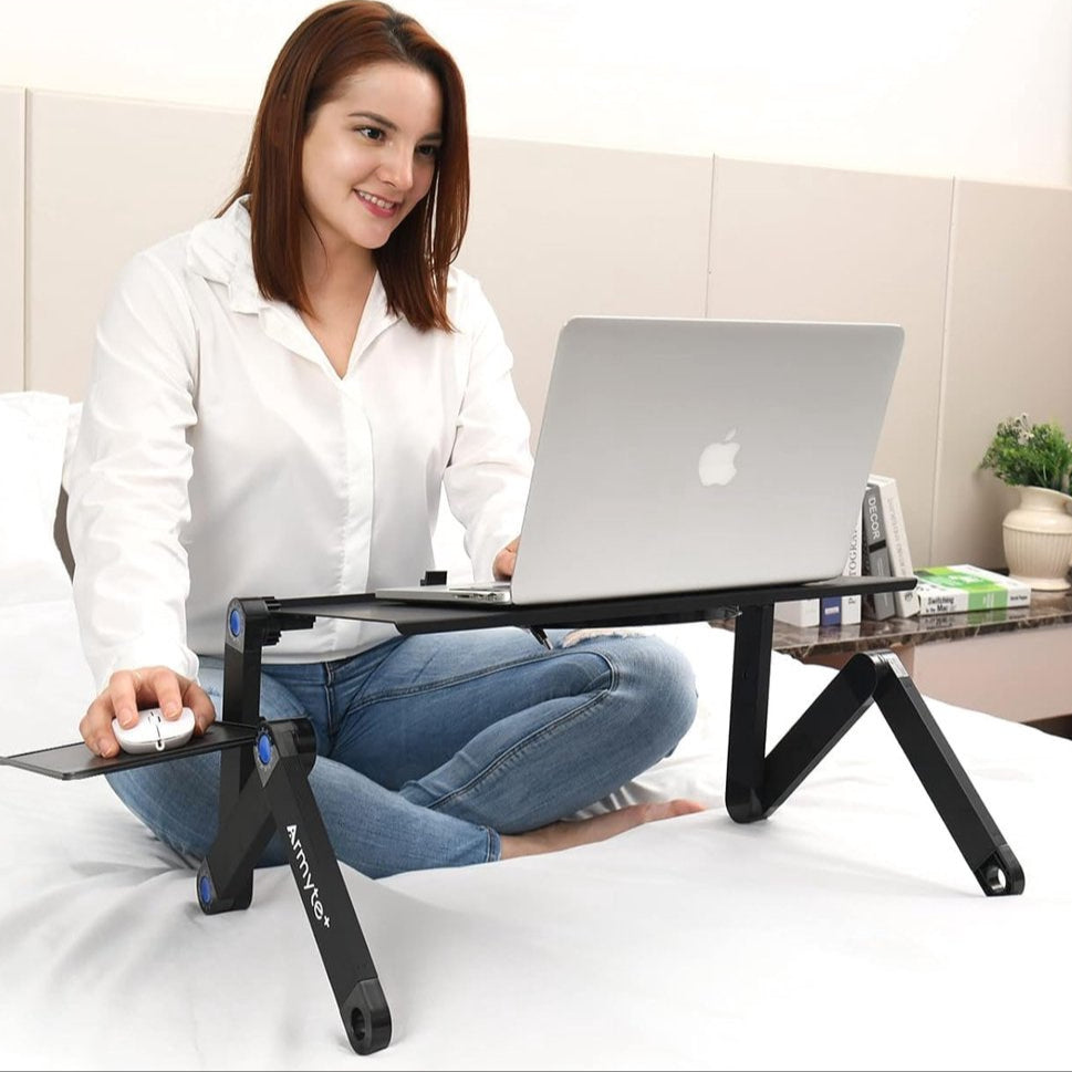 Justerbar Laptopbord til Sengen - Ergonomisk, Bærbar & Multifunktionel Laptopbord Tech Butik