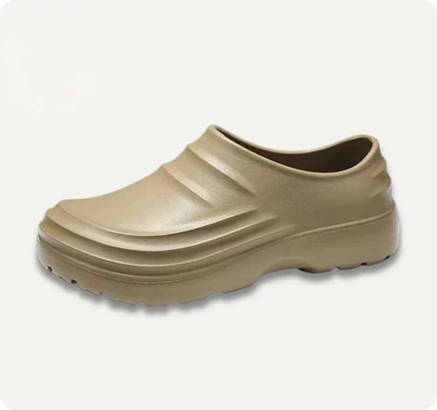 Komfortable Skridsikre Sko med Bred Tåboks – Ideelle til Fodproblemer Komfortsko Tech Butik Beige 6