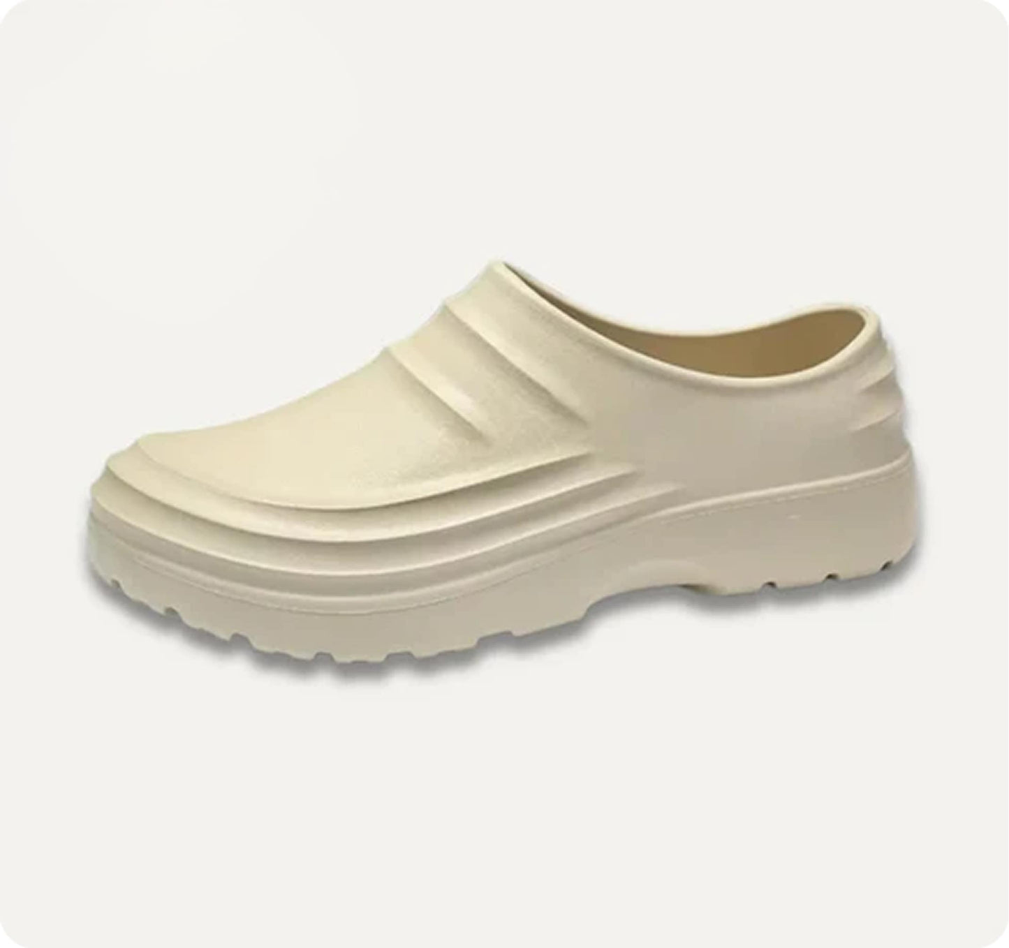 Komfortable Skridsikre Sko med Bred Tåboks – Ideelle til Fodproblemer Komfortsko Tech Butik Creme 6