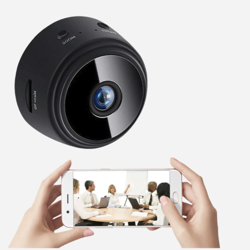 Kompakt 1080p WiFi Mini Overvågningskamera med Nattesyn Kamera Tech Butik