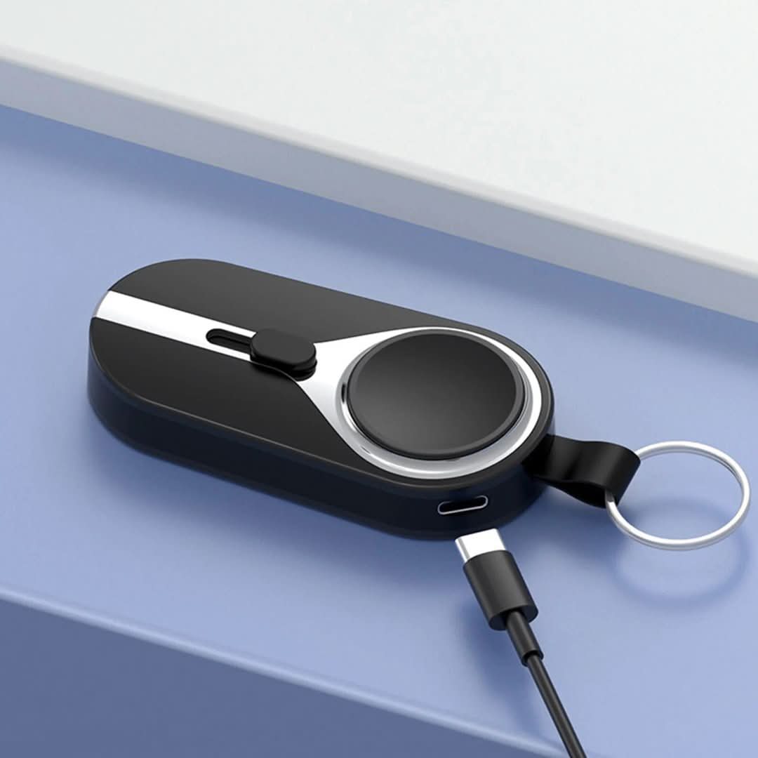 Kompakt 2-i-1 Powerbank til Smartwatch og Mobilopladning Power Bank Tech Butik