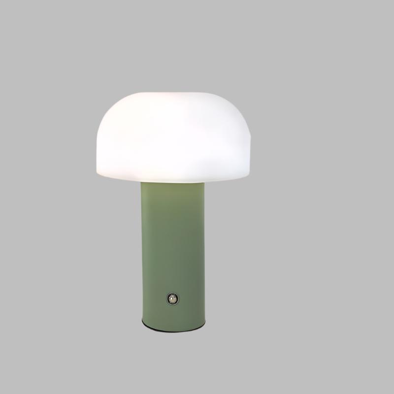 Kompakt LED Bordlampe i Svampeform med Blød Stemningsbelysning Bordlamper Tech Butik Grøn B