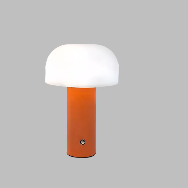 Kompakt LED Bordlampe i Svampeform med Blød Stemningsbelysning Bordlamper Tech Butik Lyserød B