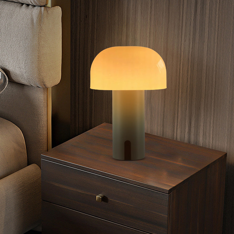 Kompakt LED Bordlampe i Svampeform med Blød Stemningsbelysning Bordlamper Tech Butik
