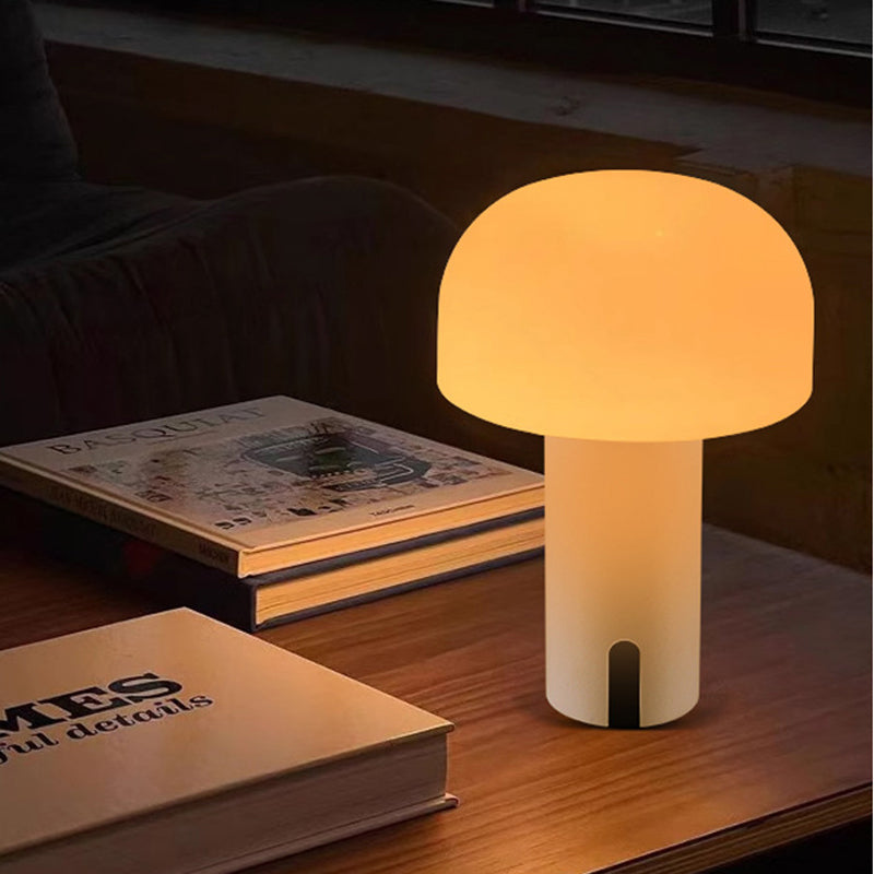Kompakt LED Bordlampe i Svampeform med Blød Stemningsbelysning Bordlamper Tech Butik