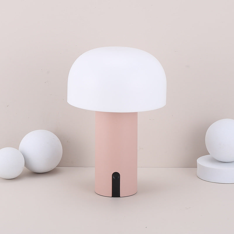 Kompakt LED Bordlampe i Svampeform med Blød Stemningsbelysning Bordlamper Tech Butik