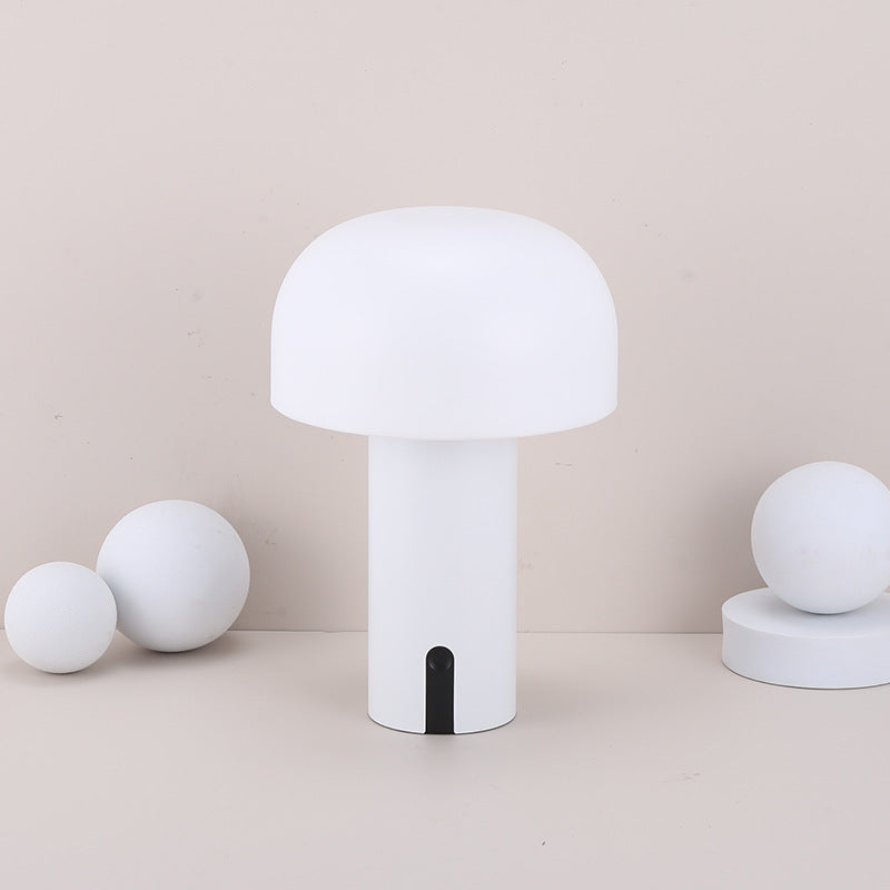 Kompakt LED Bordlampe i Svampeform med Blød Stemningsbelysning Bordlamper Tech Butik