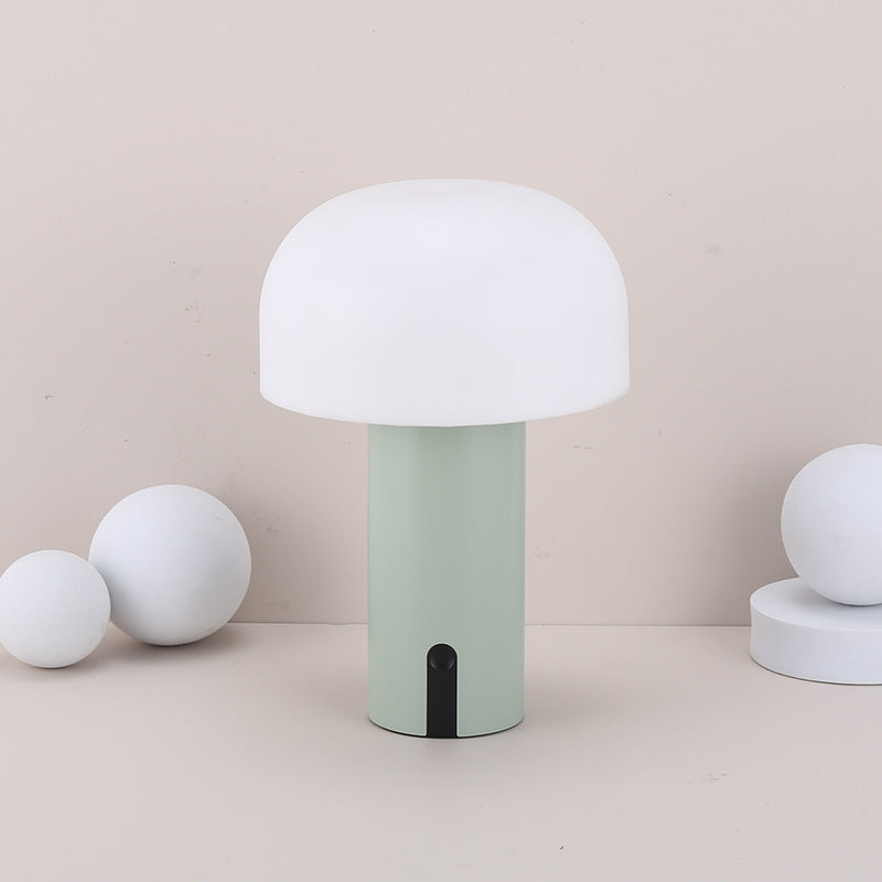 Kompakt LED Bordlampe i Svampeform med Blød Stemningsbelysning Bordlamper Tech Butik