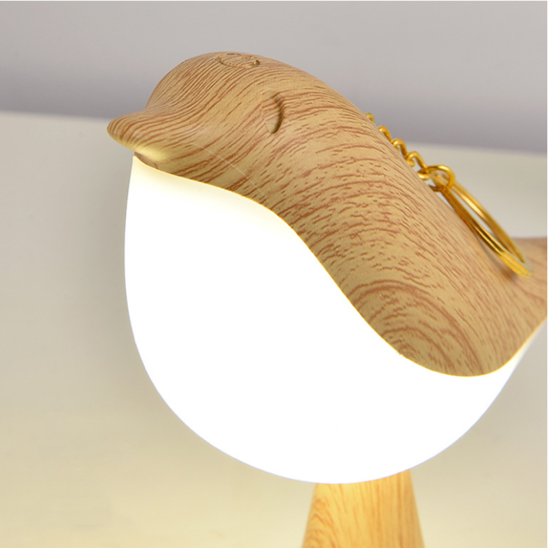 Kreativ Genopladelig LED Natlampe i Fugleform Lamp Tech Butik