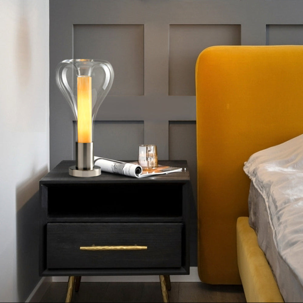 Kunstnerisk LED Bordlampe med Flydende Lysdesign Bordlamper Tech Butik