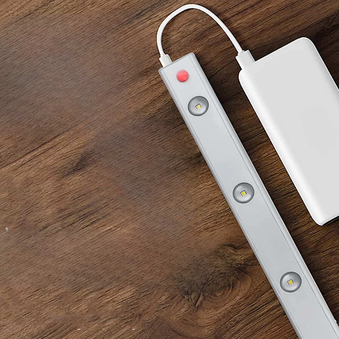 LED Bevægelsessensor Lys med Genopladelig USB-Port Praktiske lamper Tech Butik