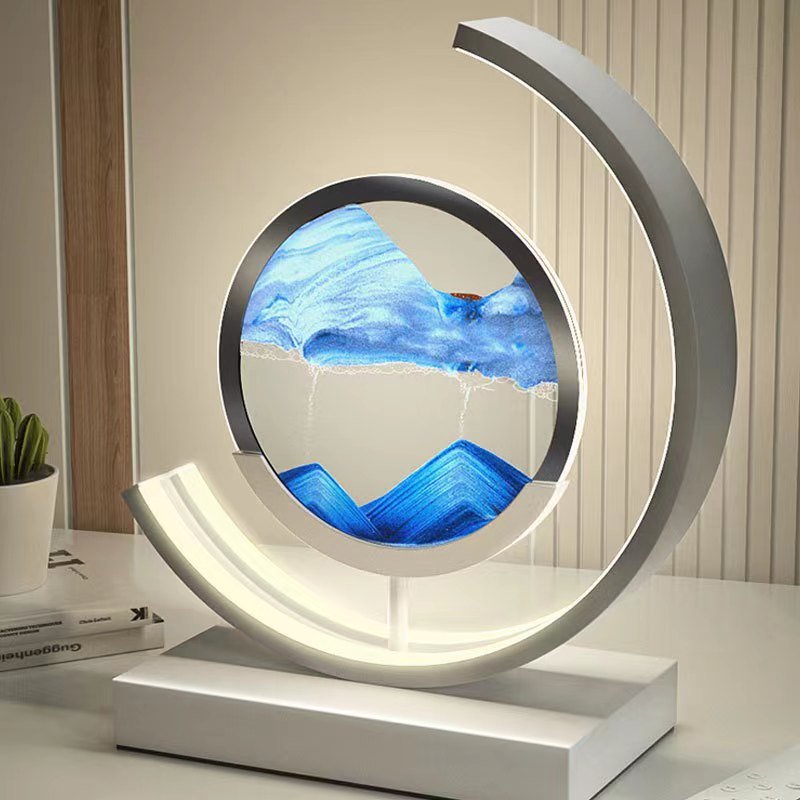 LED Sandkunst Ramme til Afslappende Hjemmedekoration Bordlamper Tech Butik