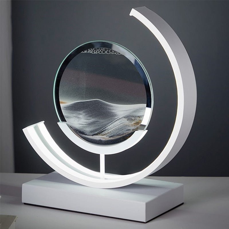 LED Sandkunst Ramme til Afslappende Hjemmedekoration Bordlamper Tech Butik
