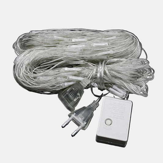 LED Sfeerlamp Udendørs - Vandafvisende Lampe til Magisk Belysning Lysstreng Tech Butik Flere farver 150cm x 150cm 96LED