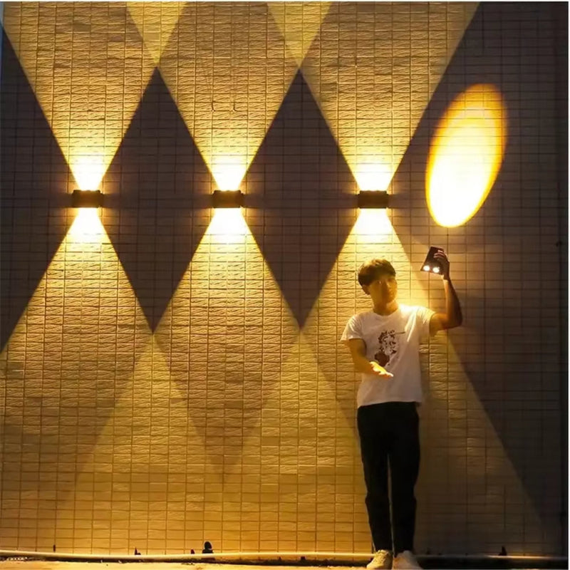 LED Solvægslampe til Udendørs Brug Væglampe Tech Butik