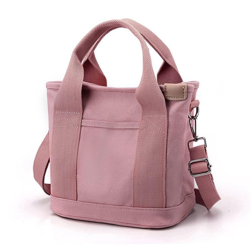 Trendy Dame Mini Crossbody Håndtaske Håndtasker Tech Butik Rosa