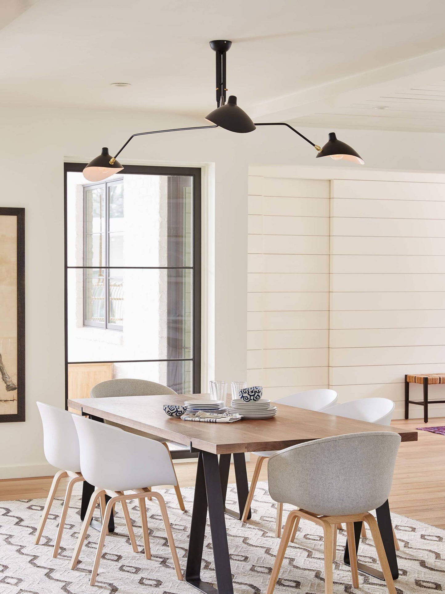 3-Arms Justerbar Væglampe til Elegant Belysning Loftslampe Tech Butik