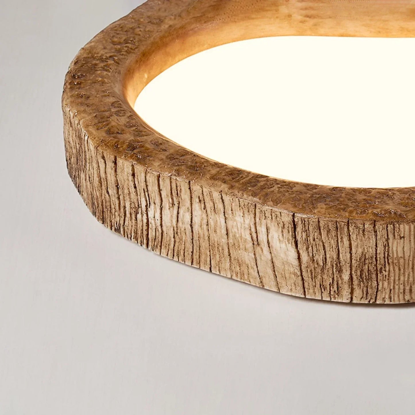 Loftlampe med Trælook og LED-lys Loftlamper Tech Butik