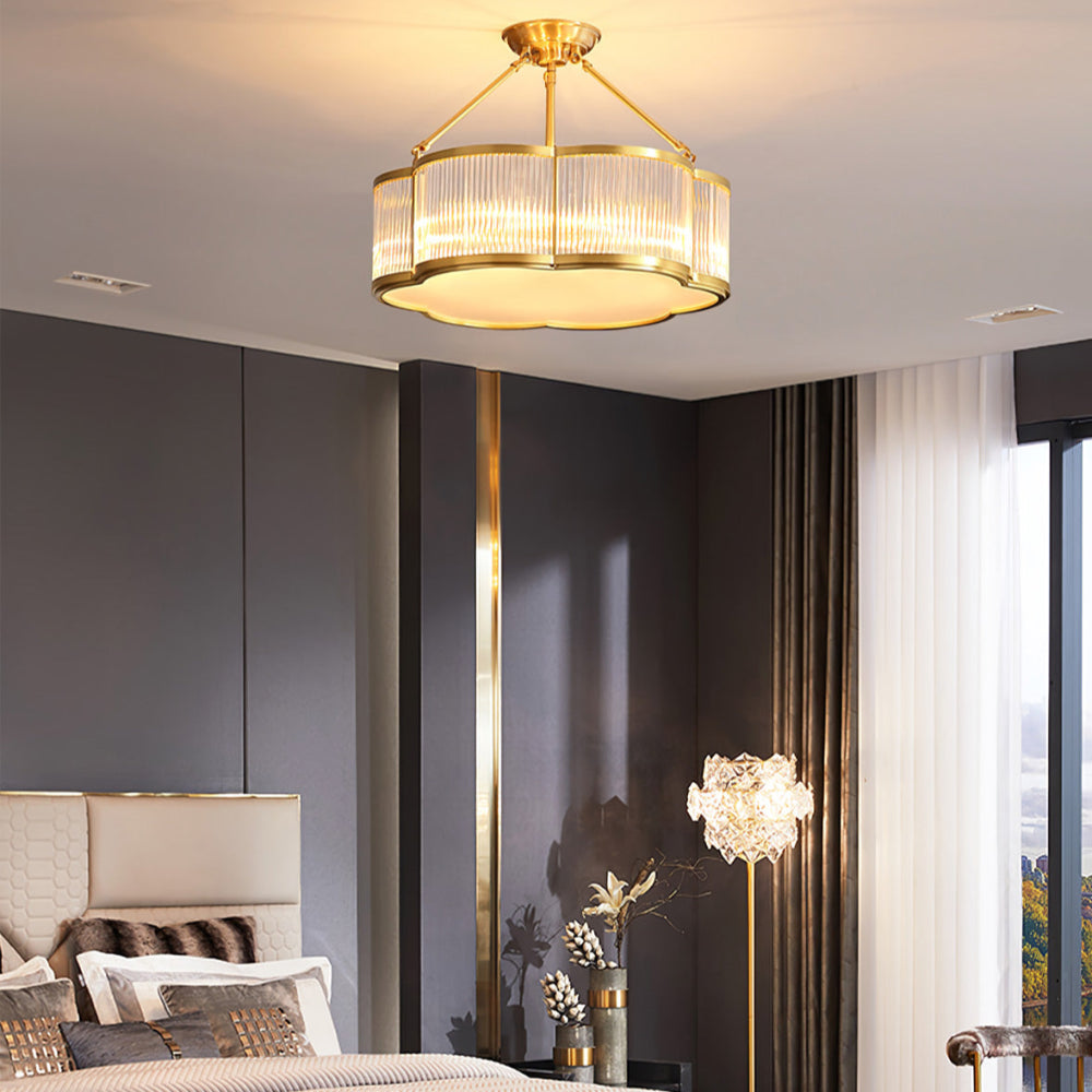 Loftlampe med elegant buet design Loftslampe Tech Butik