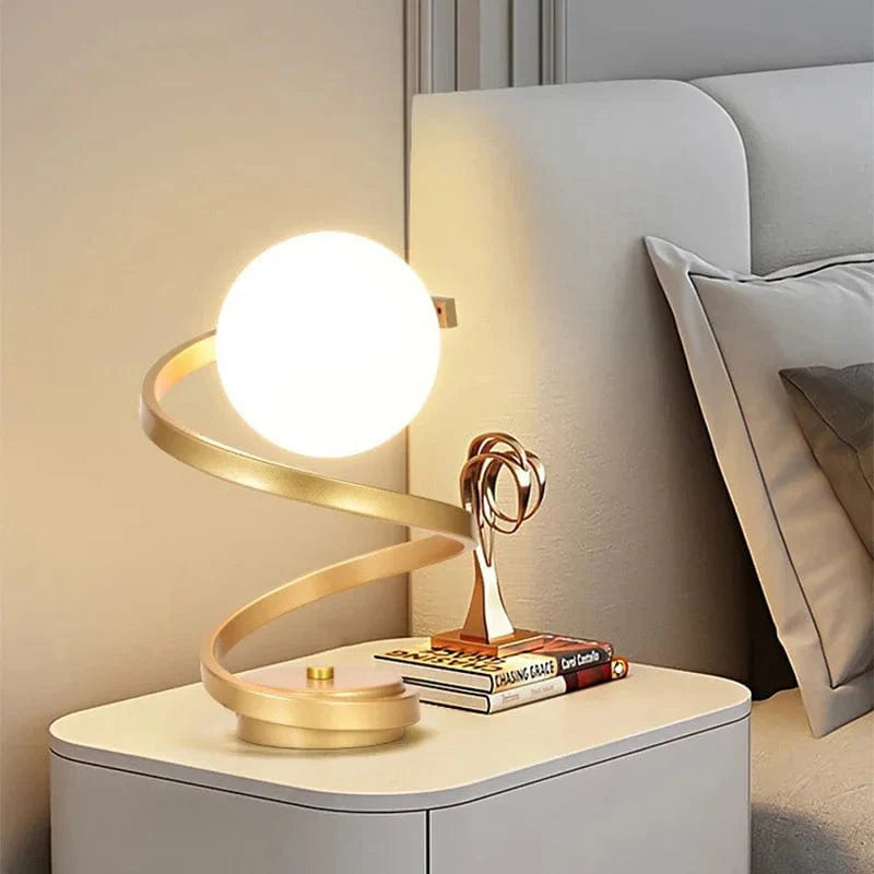 Luksus Spiral Bordlampe til Moderne Interiør Bordlamper Tech Butik