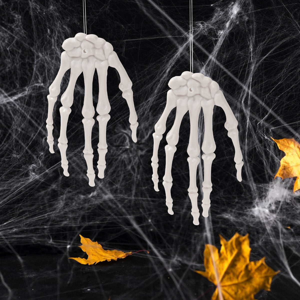 Oplyst Skelet-Hånd – Uhyggelig Halloween-dekoration med LED Sæsonbestemte dekorationer Tech Butik
